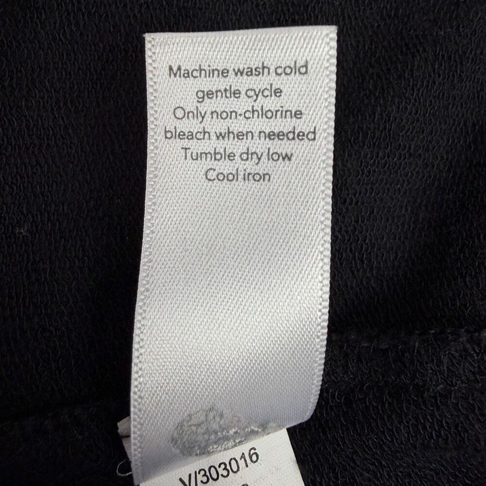Athleta Womens Medium Black Studio Barre Sweatshirt Dress - Picture 7 of 9